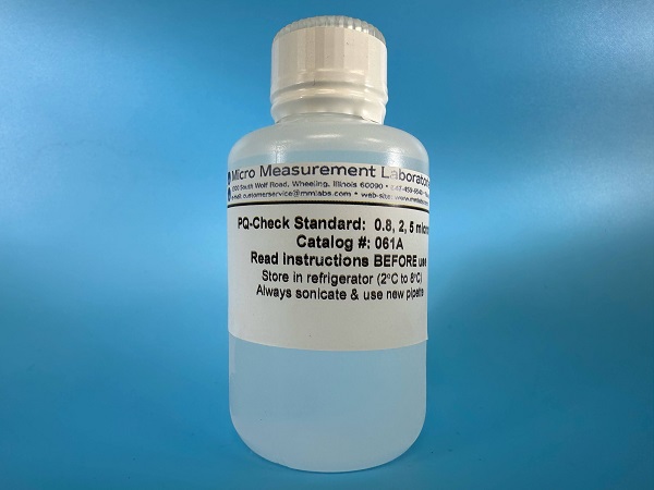 061A; PQ Check Standard, Tri-Mix for PSS Accusizer™ Autodiluter / APS Configuration